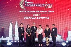 Sunway Pfm Awarded Gold For Menara Sunway S Transformation